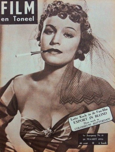 FILM EN TONEEL magazine side cover Issue 11 28 March 1952