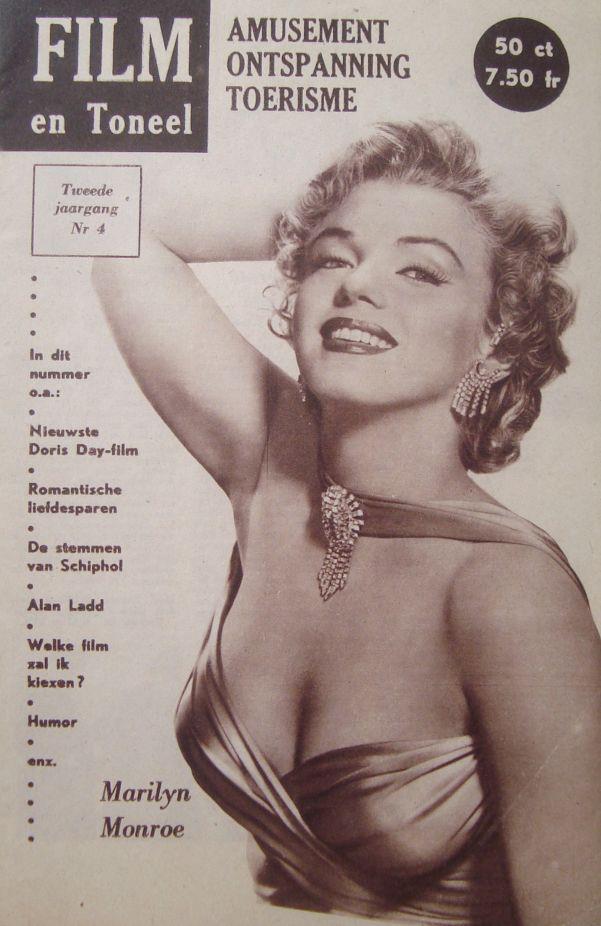 FILM EN TONEEL magazine side cover Issue 4  1953