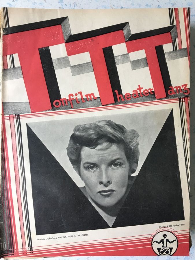 TONFILM THEATER TANZ magazine side cover Issue 10   1937