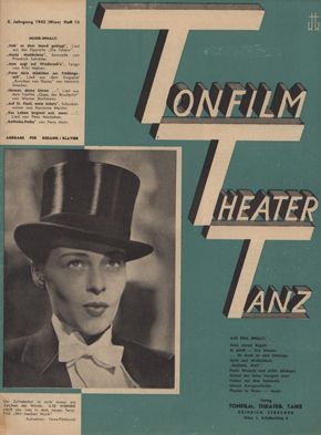 TONFILM THEATER TANZ magazine side cover Issue 10  1942