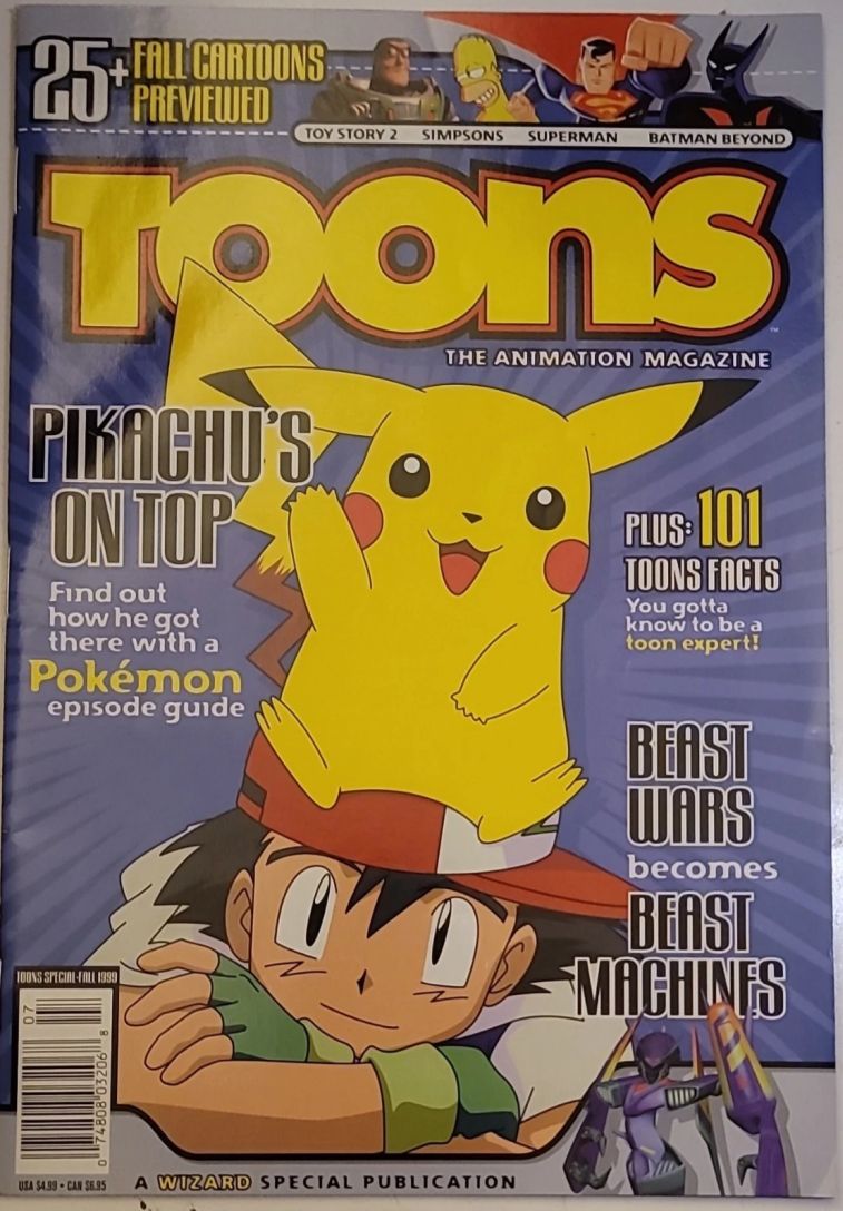 TOONS magazine side cover Fall 1999