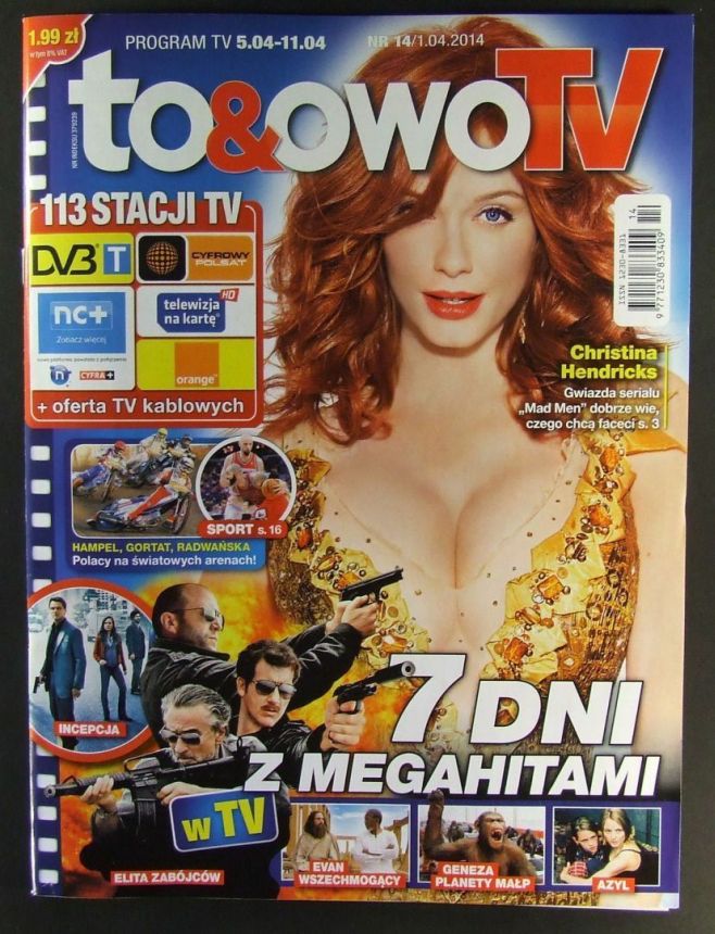 TO AND OWO TV magazine side cover Issue 14 5 April 2014