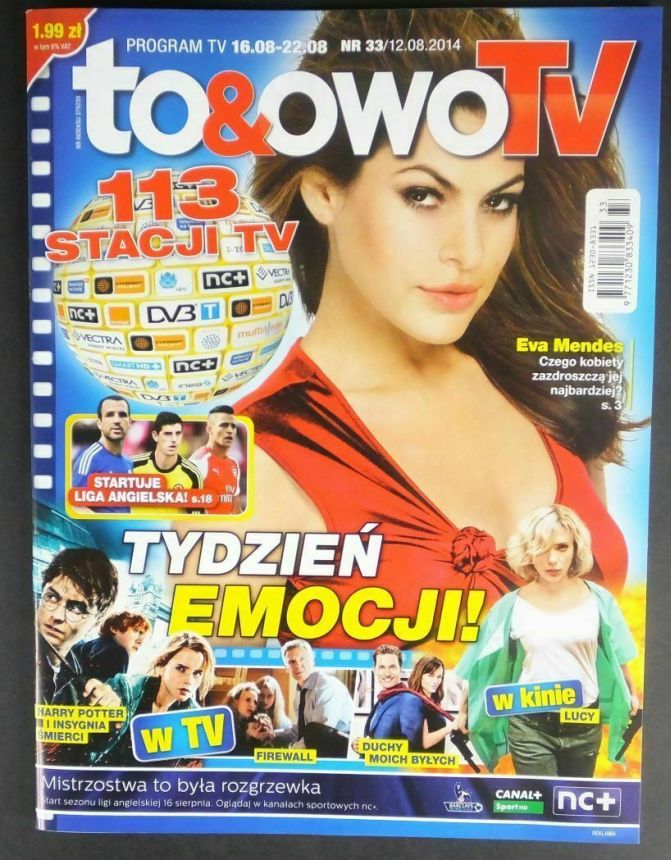 TO AND OWO TV magazine side cover Issue 33 16 August 2014