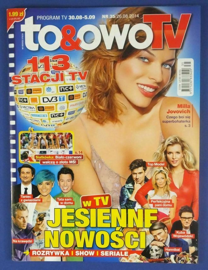 TO AND OWO TV magazine side cover Issue 35 30 August 2014