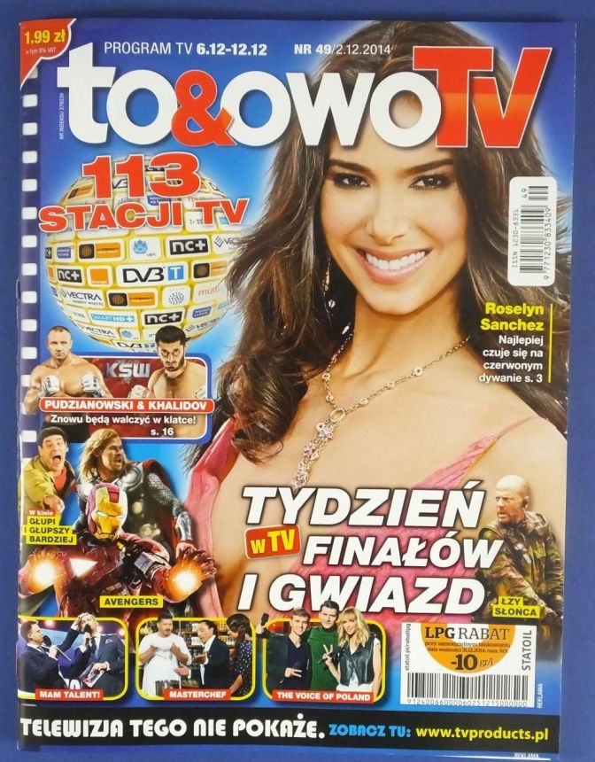 TO AND OWO TV magazine side cover Issue 49 6 December 2014