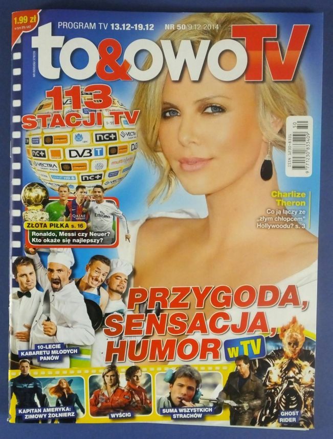 TO AND OWO TV magazine side cover Issue 50 13 December 2014