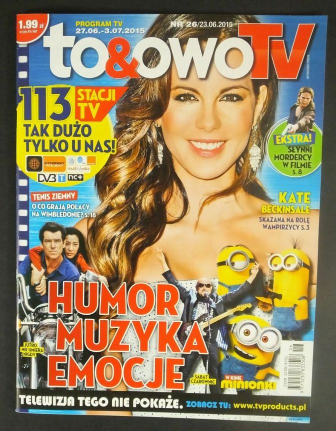 TO AND OWO TV magazine side cover Issue 26 23 June 2015