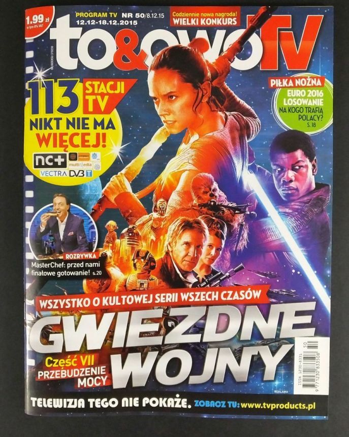 TO AND OWO TV magazine side cover Issue 50 8 December 2015