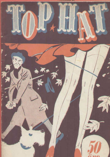 TOP HAT magazine side cover Issue 22  1947