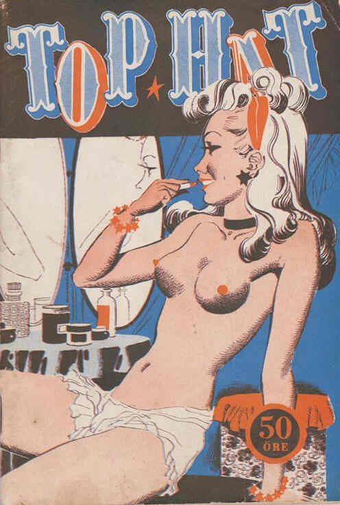 TOP HAT magazine side cover Issue 7  1947