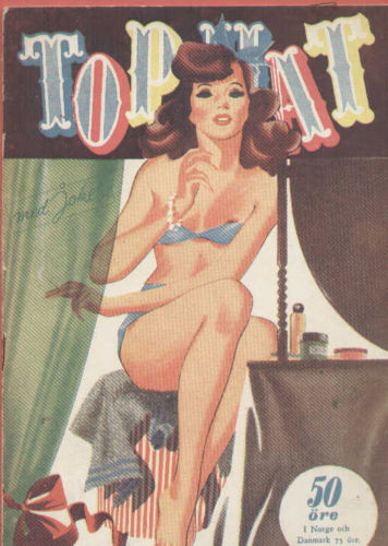 TOP HAT magazine side cover Issue 22  1948