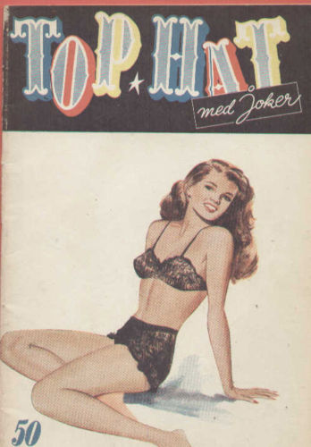 TOP HAT magazine side cover Issue 24  1948