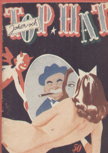 TOP HAT magazine side cover Issue 6  1949