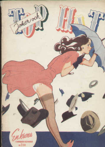 TOP HAT magazine side cover Issue 11  1949