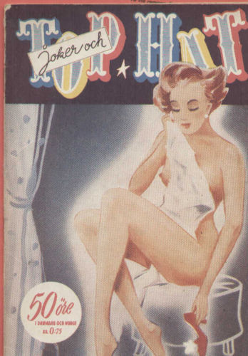 TOP HAT magazine side cover Issue 24  1949