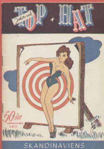 TOP HAT magazine side cover Issue 12  1950
