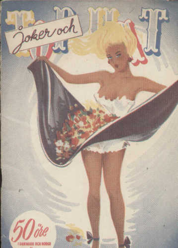 TOP HAT magazine side cover Issue 21  1950