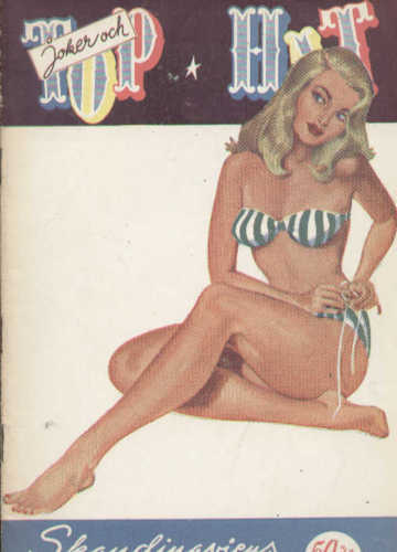 TOP HAT magazine side cover Issue 25  1950