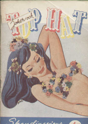 TOP HAT magazine side cover Issue 27/28  1950