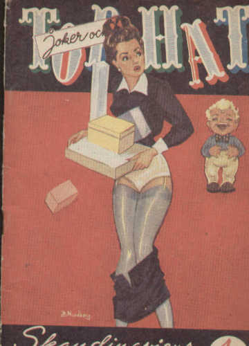 TOP HAT magazine side cover Issue 6  1953