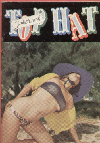 TOP HAT magazine side cover Issue 16  1955