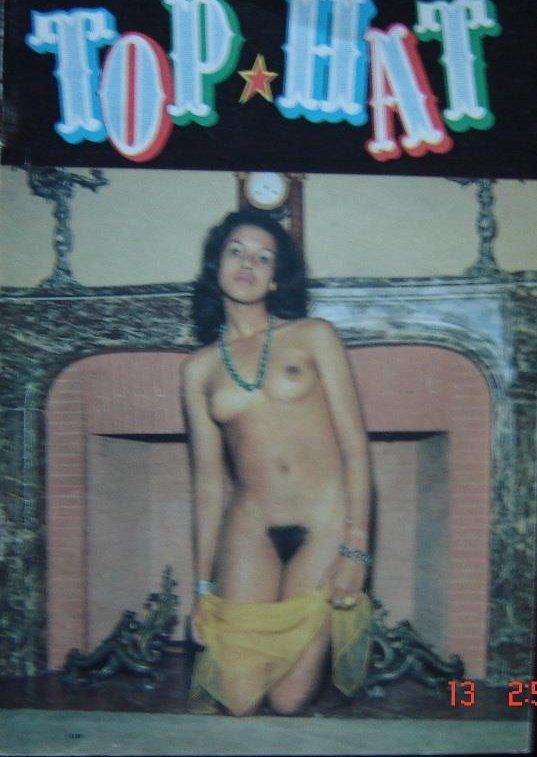 TOP HAT magazine side cover Issue 1  1971