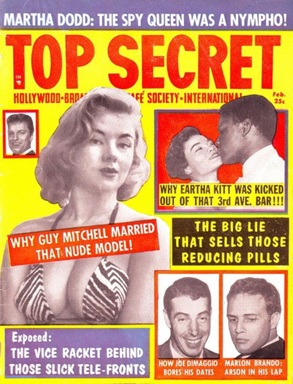 TOP SECRET magazine side cover Issue 27 February 1958