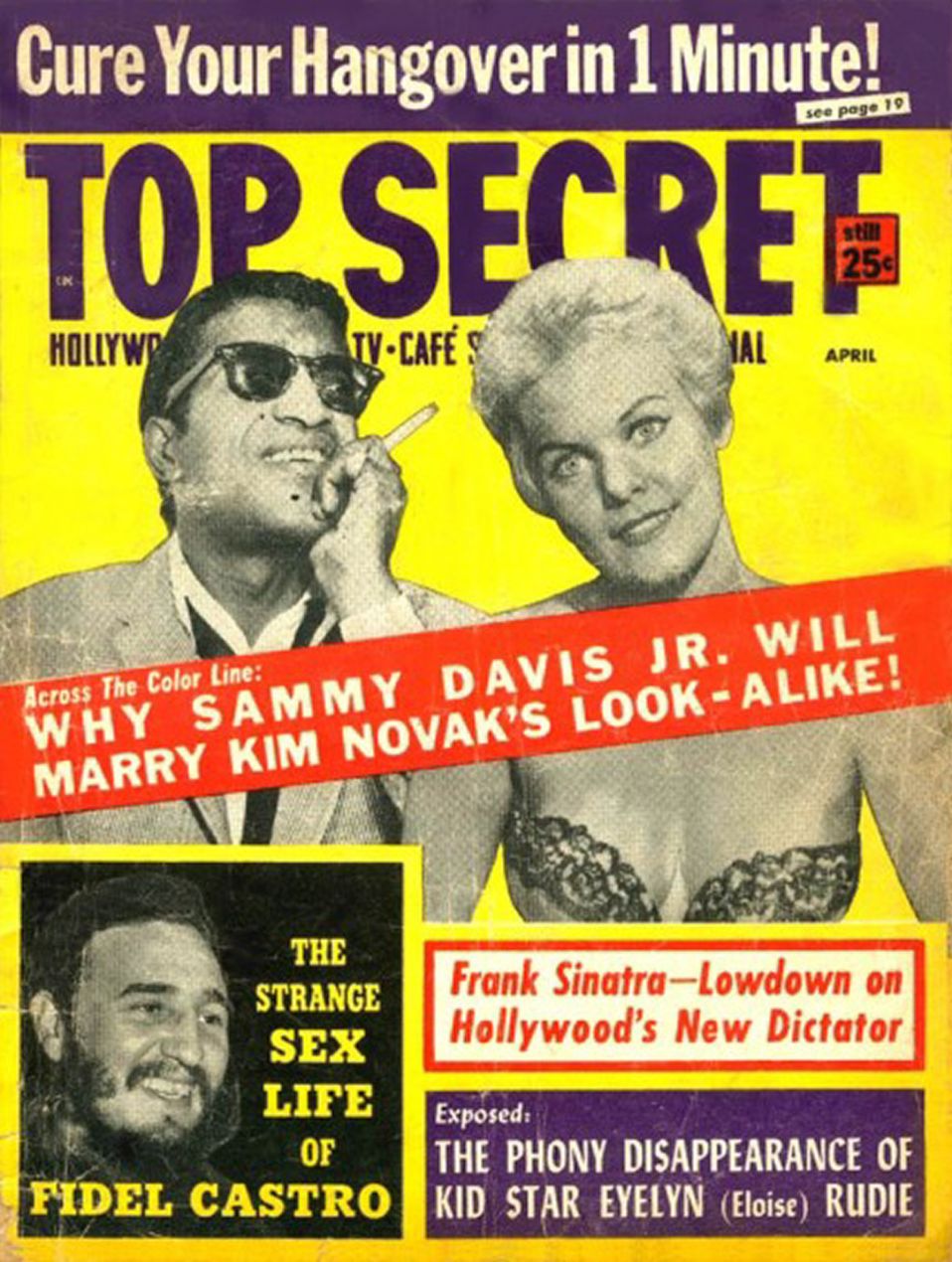TOP SECRET magazine side cover Issue 40 April 1960