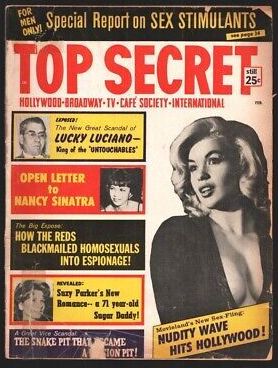 TOP SECRET magazine side cover February 1961