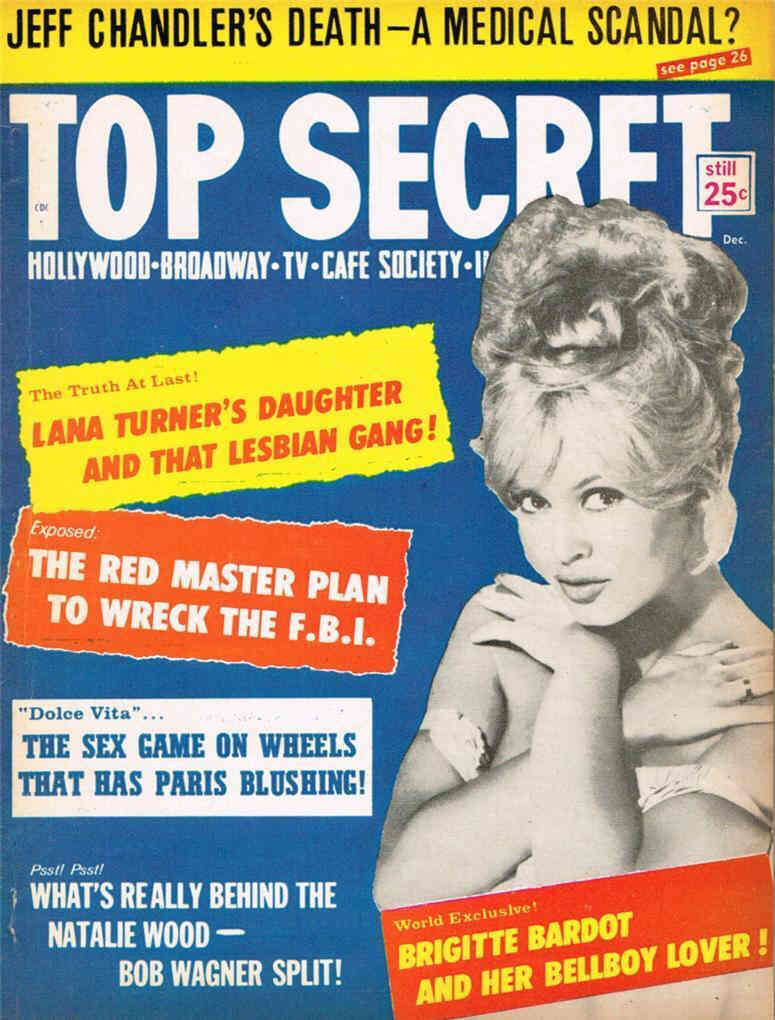 TOP SECRET magazine side cover December 1961