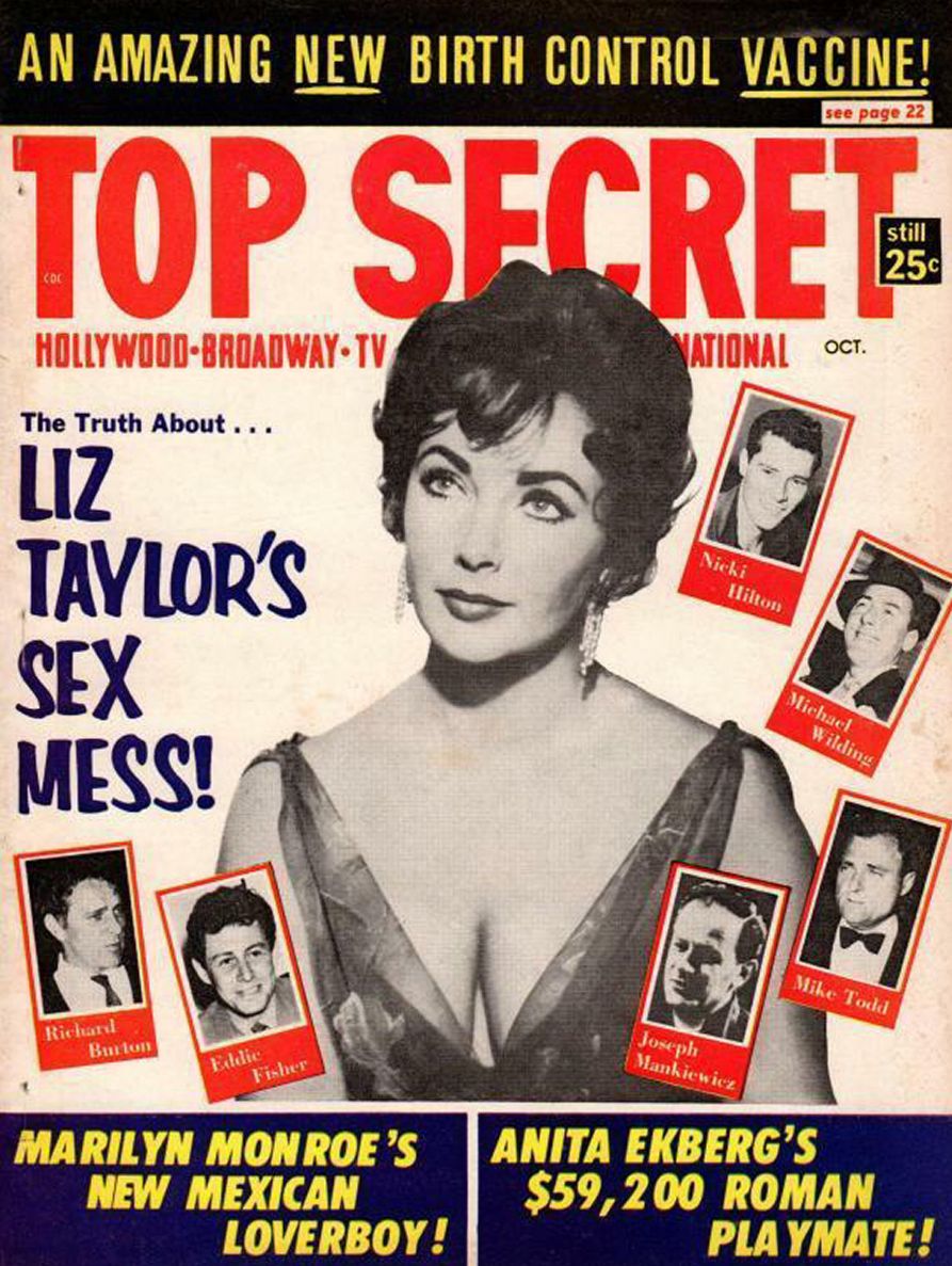 TOP SECRET magazine side cover October 1962