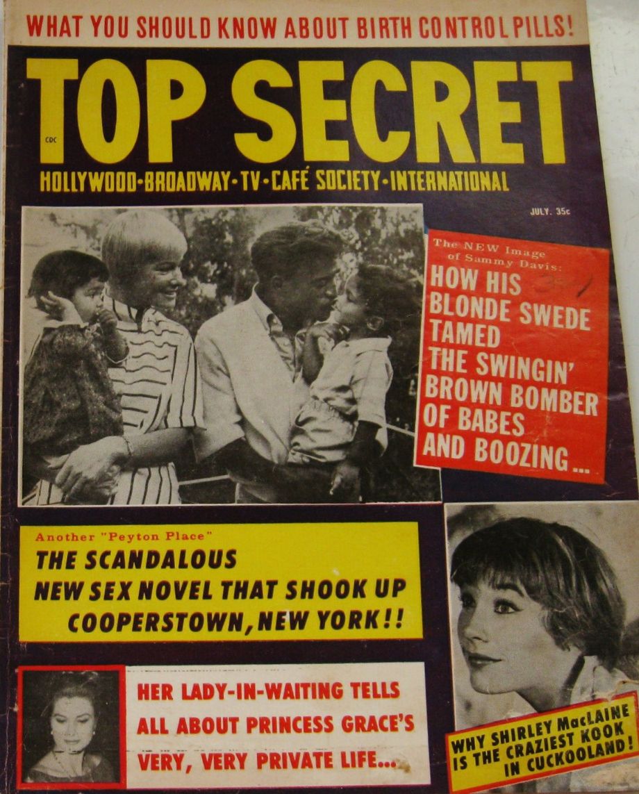 TOP SECRET magazine side cover  Vol 11 No 53 July 1963