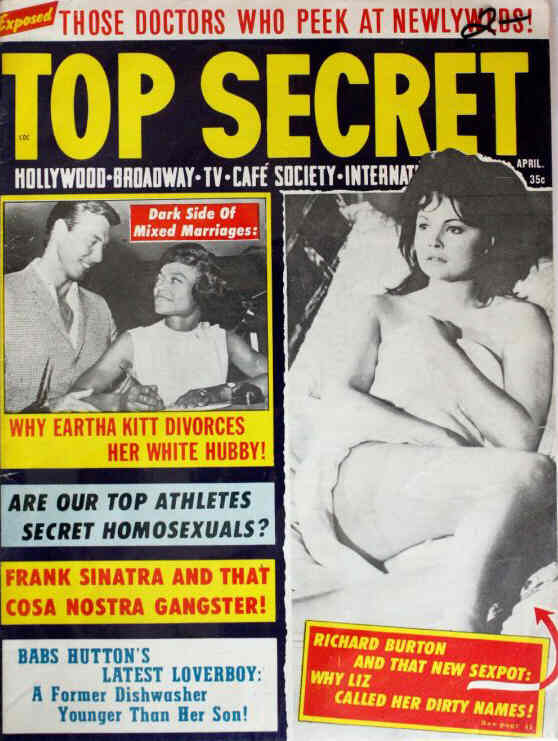TOP SECRET magazine side cover April 1964