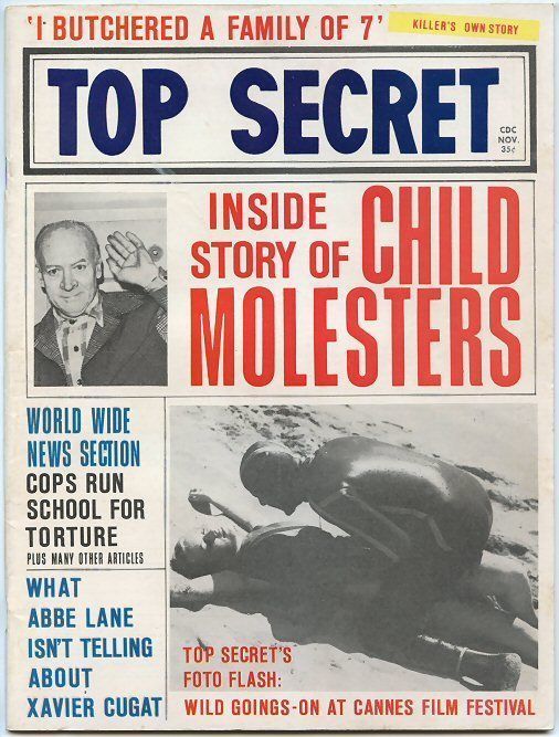 TOP SECRET magazine side cover November 1964