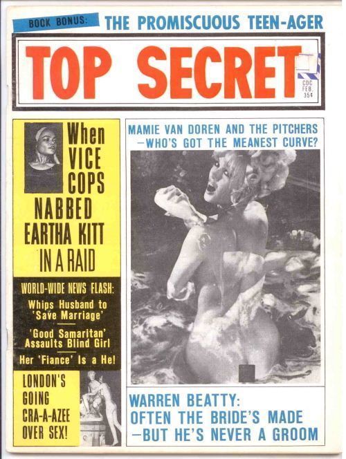 TOP SECRET magazine side cover February 1965