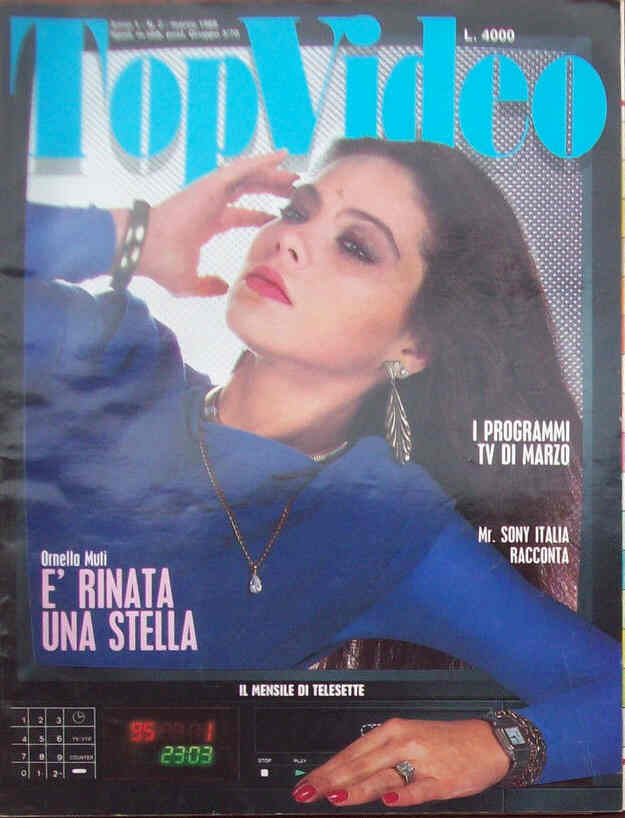 TOP VIDEO magazine side cover Issue 2 March 1988