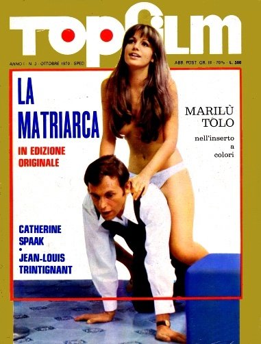 TOPFILM magazine side cover Issue 3 October 1970