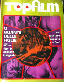 TOPFILM magazine side cover Issue 20  1972