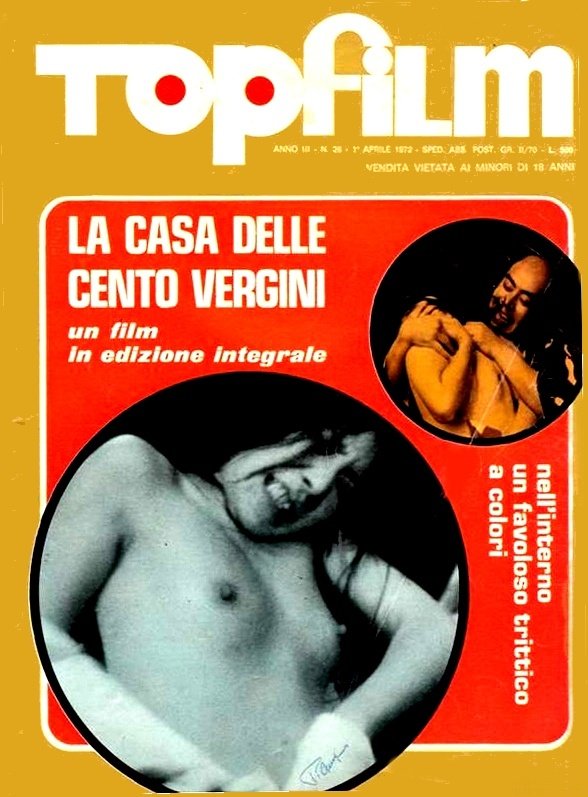 TOPFILM magazine side cover Issue 26 1 April 1972
