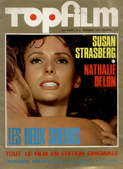 TOPFILM/PLAYFILM magazine side cover Issue 2  TopFilm September 1970
