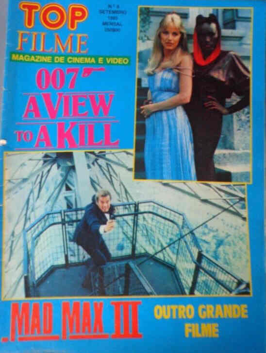 TOP FILME magazine side cover Issue 8 September 1985