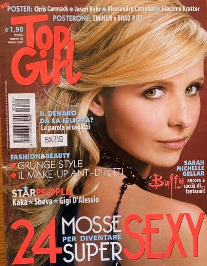 TOP GIRL magazine side cover Issue 85  February 2005