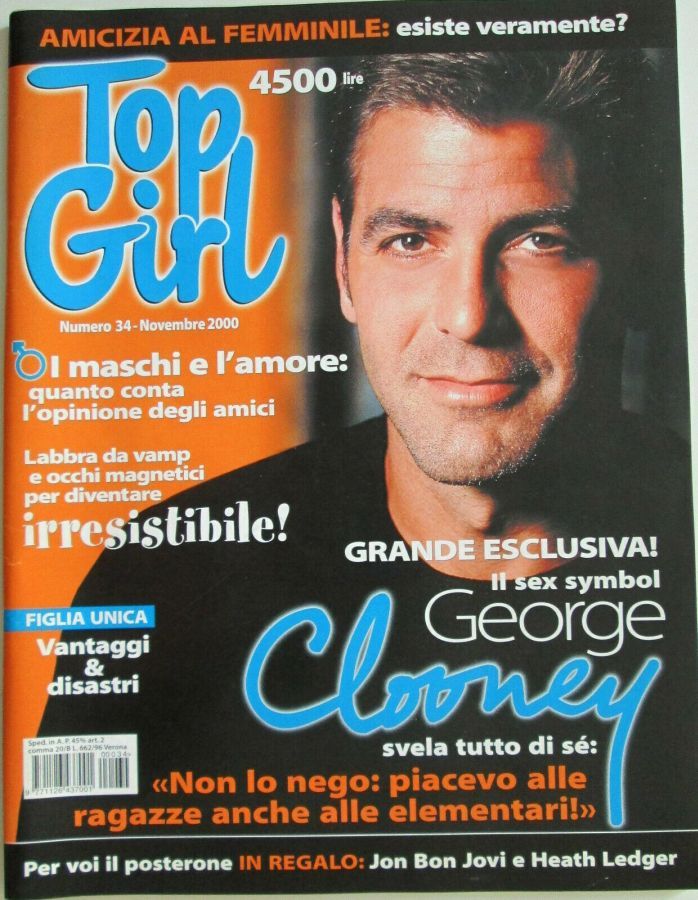TOP GIRL magazine side cover Issue 34  November 2000