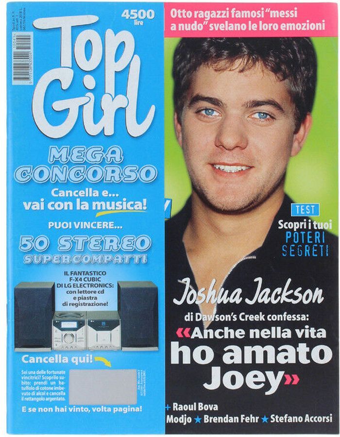 TOP GIRL magazine side cover Issue 41  June 2001