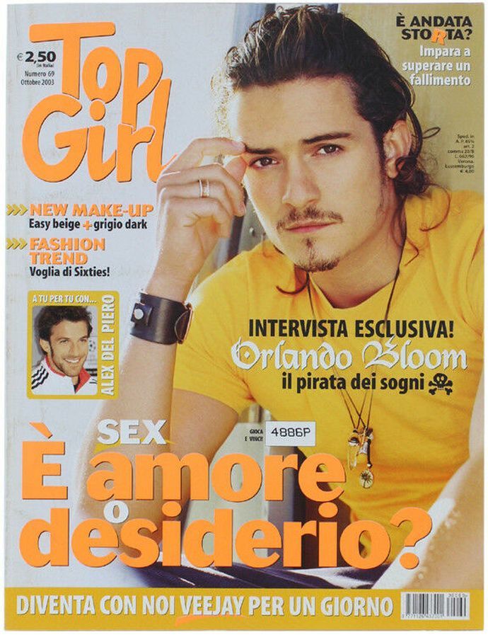TOP GIRL magazine side cover Issue 69  October 2003