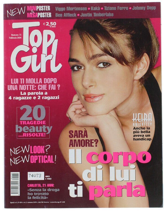 TOP GIRL magazine side cover Issue 73  February 2004