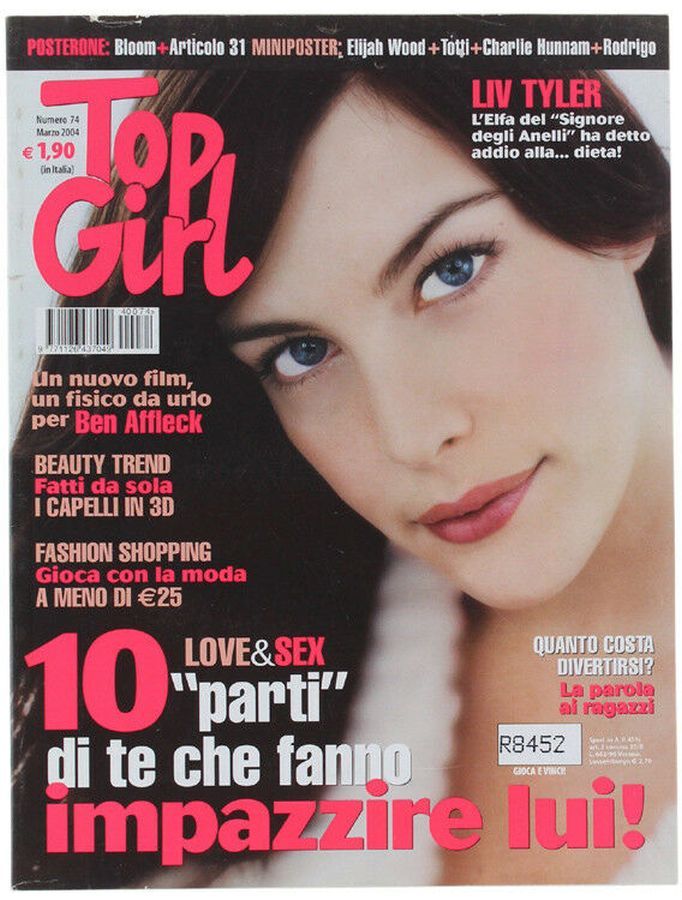 TOP GIRL magazine side cover Issue 74  March 2004