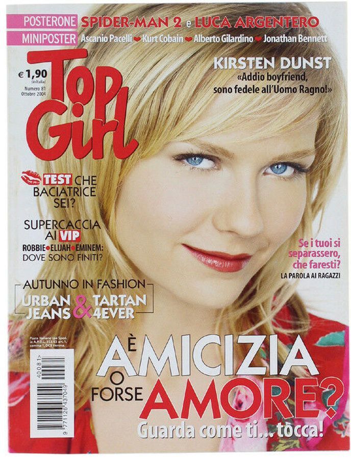 TOP GIRL magazine side cover Issue 81  October 2004