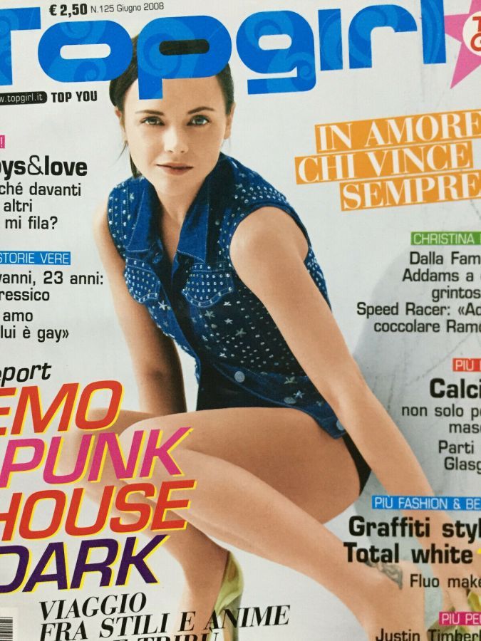 TOP GIRL magazine side cover Issue 125  June 2008