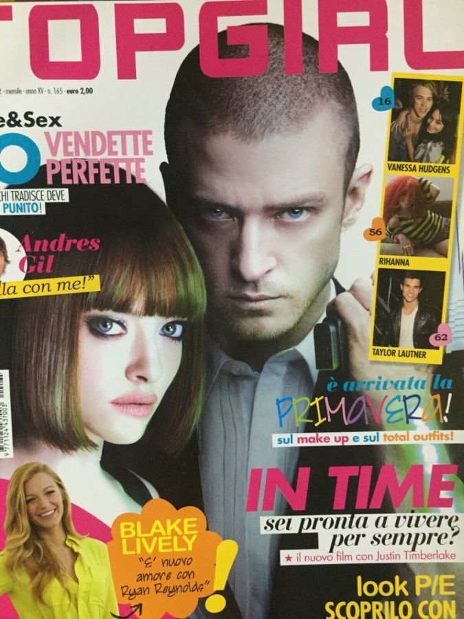 TOP GIRL magazine side cover Issue 165  March 2012